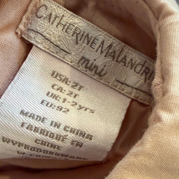 Catherine Maladrino Pink and Cream Kids Dress Set Size 2T NWT C8-005 - Picture 2 of 4